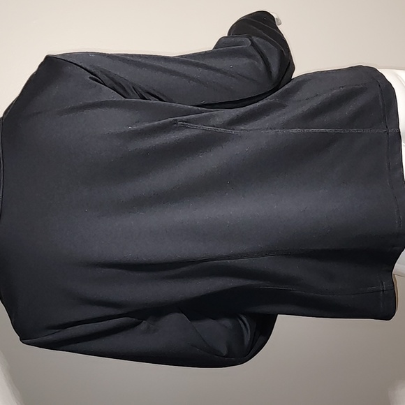 Studio works zip up black solid top - Picture 4 of 10